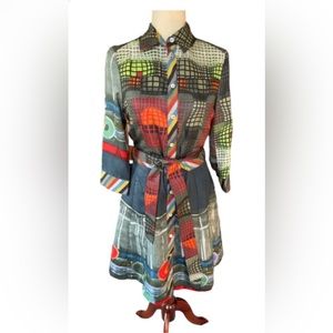 Stunning Desigual Shirt Dress in EUC.